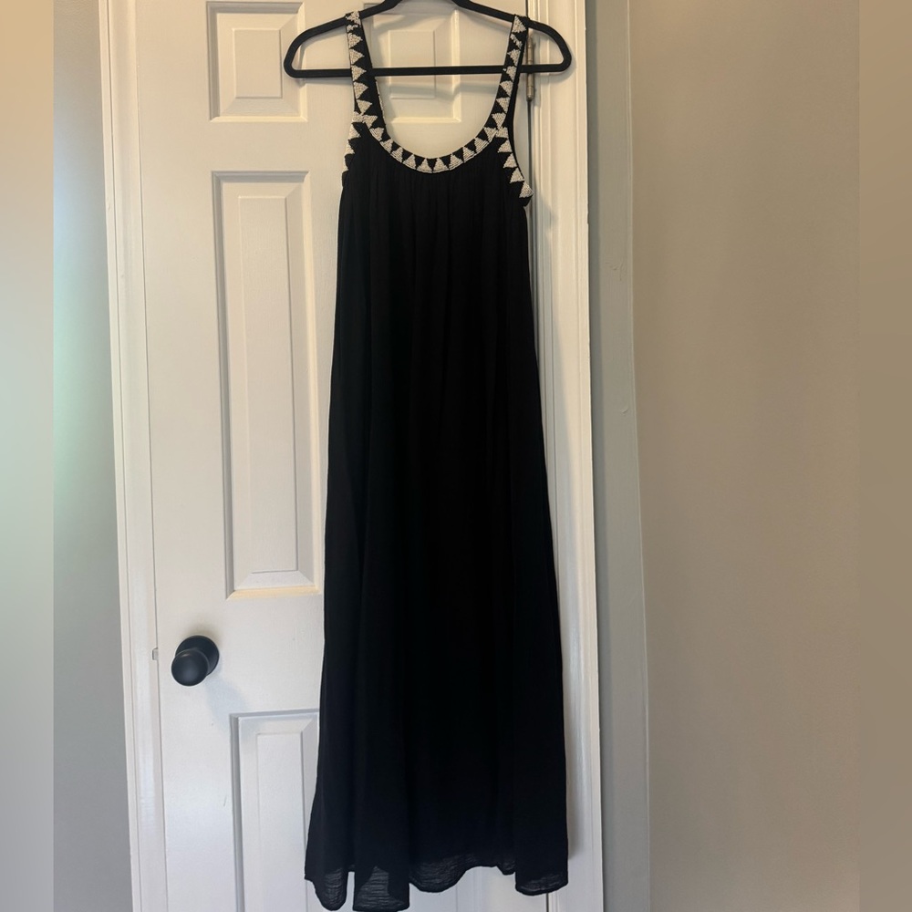 ZARA Beaded Midi Dress. Size Small
